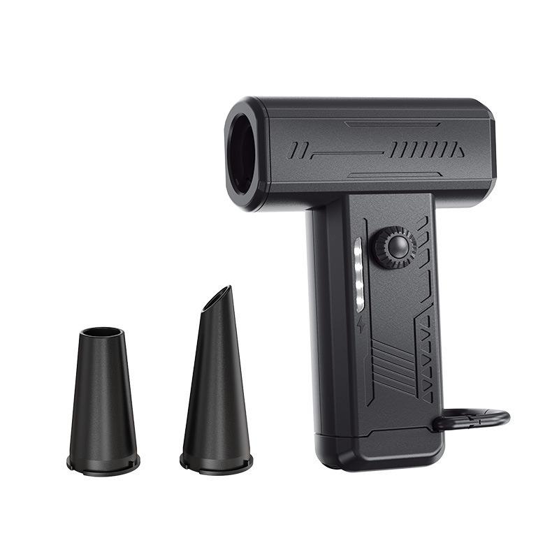 

130,000 RPM Mini Turbo Fan - Ultra-Fast Handheld Brushless Blower for Camping, Home, and Car Dusting Needs