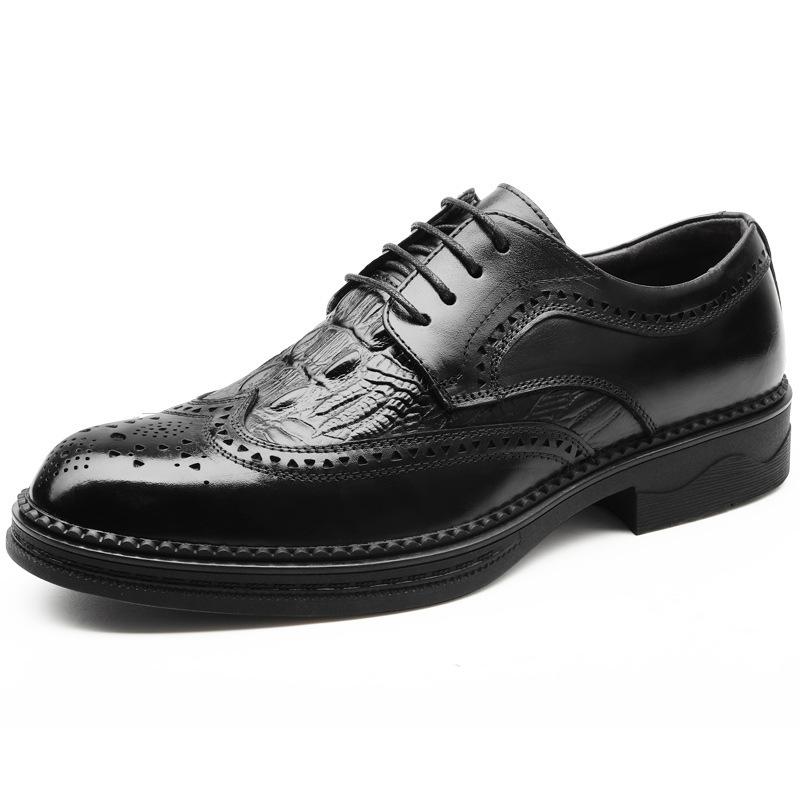 High Quality New Handmade Men s Oxford Shoes Leather Brogue Men s Formal Leather Shoes Classic Business Formal Men Shoes Oxfords 38