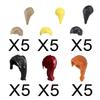 City Building Blocks Body Character Clothing Accessories Helmet Hat Colorful Hair Hairstyle Mini Brick Compatible Toy Gift X040