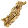 Parrot Decoration Resin Craft Small Decorative Statue Cabinet Tabletop Lifelike Artificial Bird Ornament for Home Garden Desk
