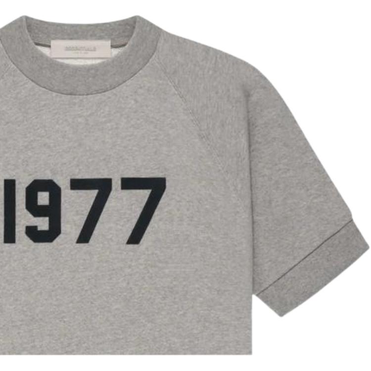 Fear of God Essentials SS22 Short Sleeve T-shirt Men Tops Dark-Oatmeal FOG-SS22-038