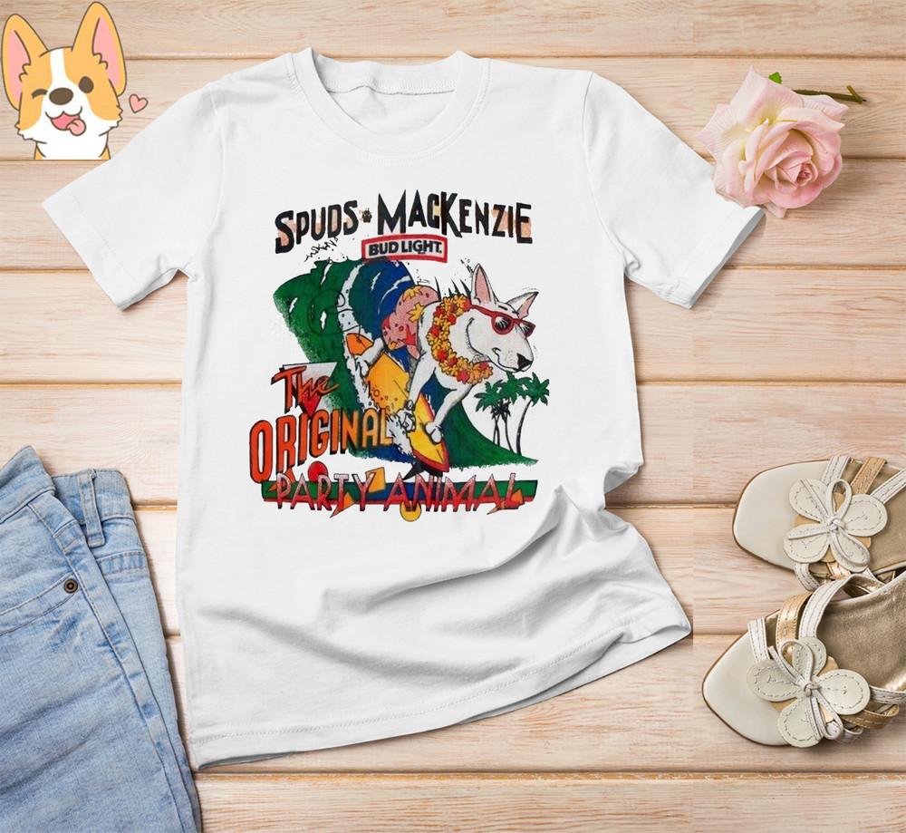 

Spuds MacKenzie Unisex Cotton T Shirt Size Unisex T-Shirt XL
