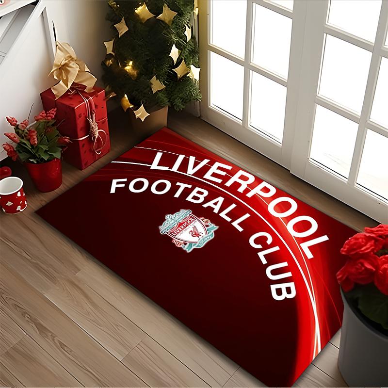 1pc Office Carpet, Liverpool FC Chair Rug, Living Room Printed Area Rug, Home Chair Floor Mat