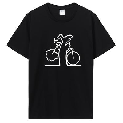 Męska Damska Moto La Linea Nomads Koszulka Lineman Seria TV Ubrania Krótki Rękaw Bawełniane Koszulki Koszulka Streetwear