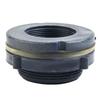 1 Pcs Bulkhead Fitting 6 Minutes/1\"/1.2\"/1.5\"/2\" PVC Plastic High Quality