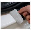 Duoles 4Pcs Door Sill Protector Reflective 4D Carbon Fiber Leather Sticker Door Entry Guard Stickers Scuff Plate Stickers for Ford Escape
