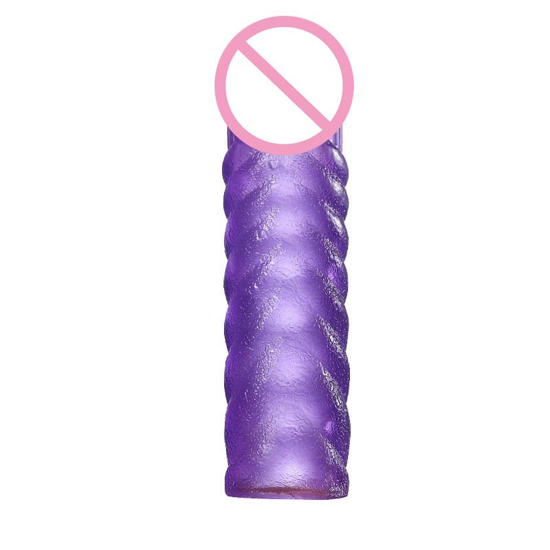 Reusable Cock Ring Condom For Men Silicone Penile Extension Sleeve Delay Ejaculation Stronger Erection Sex Toy Adult Toys