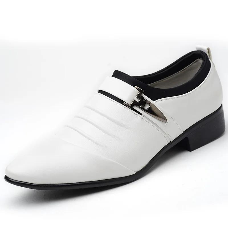 Fashion Cotton Leather Shoes Men Formal Dress Shoes Luxury Business Oxford Male Office Wedding Dress Shoes for Men Winter New 2024