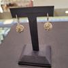 ARTRIA Front Cubic Ball Hook E Silver Needle Earrings CHAERET0023WHF