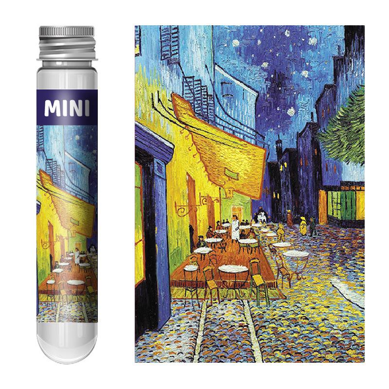 Christmas Gifts, Family Time 150 Mini Test Tube Puzzle World Famous Painting Travel Puzzle Yc-M