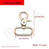 Alloy Pet Hook Metal Dog Buckle Chain Leather Belt Buckle Spring Hook