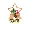 Christmas Bell, 1pcs Christmas Tree Pendant Pentagram Bells for Christmas Tree Ornaments for DIY Christmas Holiday Party Decor