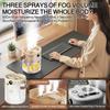 1.5L Humidifier with Three Sprays Mist Quiet Operation Wireless Portable  Air Humidifier for Home,office,desktop Use
