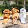 Brățară de mână cu clapete, cu desene animate cu animale din junglă, cerc cu clapete, pluș, bandă de mână, cadou, jucărie, cadouri pentru copii