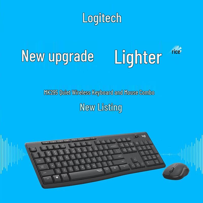 Logitech MK295 Silent Wireless Keyboard and Mouse Combo