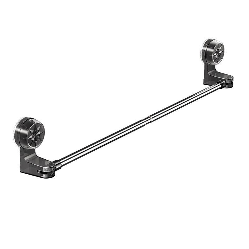 Zelfklevende telescopische handdoekstang zonder boren – Sterke wandmontage badkamer opbergstang voor handdoeken