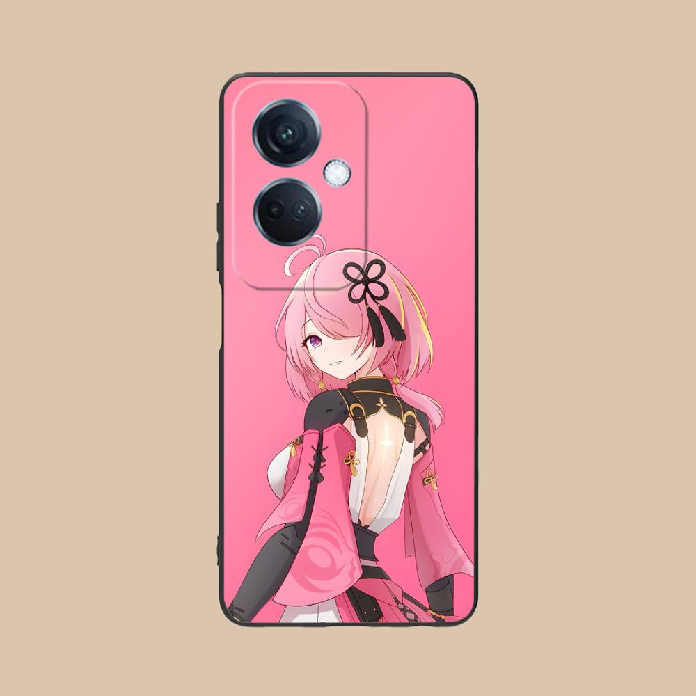 

Wuthering Waves Taoqi Mobile Phone Case for OPPO Reno 14 13 12 11 10 9 8 7 6 5 F T Pro 5G Colorful Printing Cover Pretty Cover OPPO Reno14
