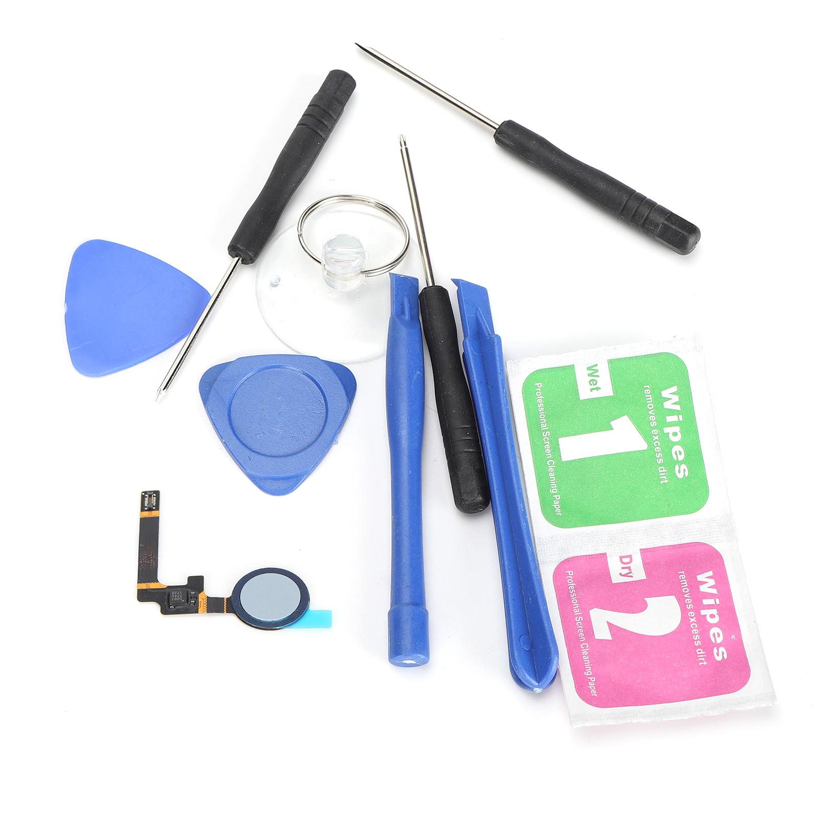 

5in PCB Home Button Fingerprint Sensor Button Flex Cable for Google Pixel 2 Smartphone синій