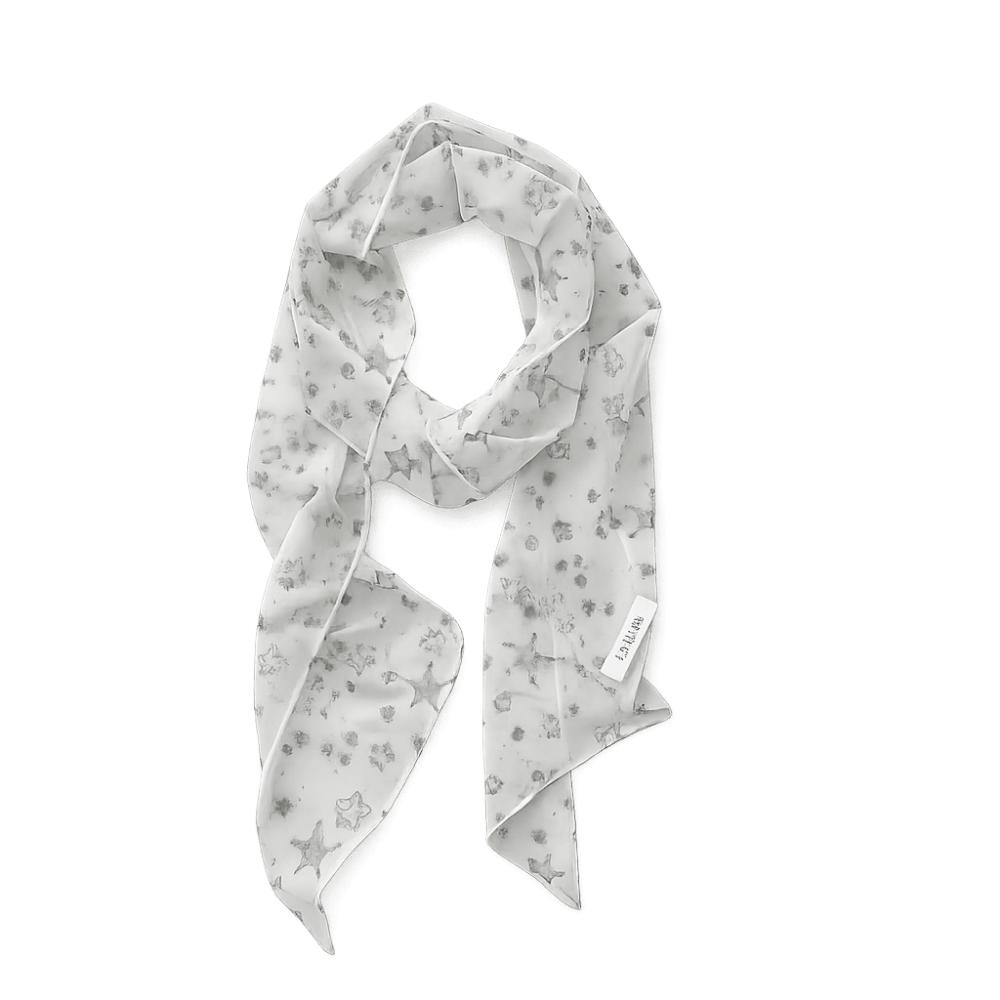 Ornament Headband Plaid Floral Thin Scarf Trendy Styling Scarf  Girl Women 2