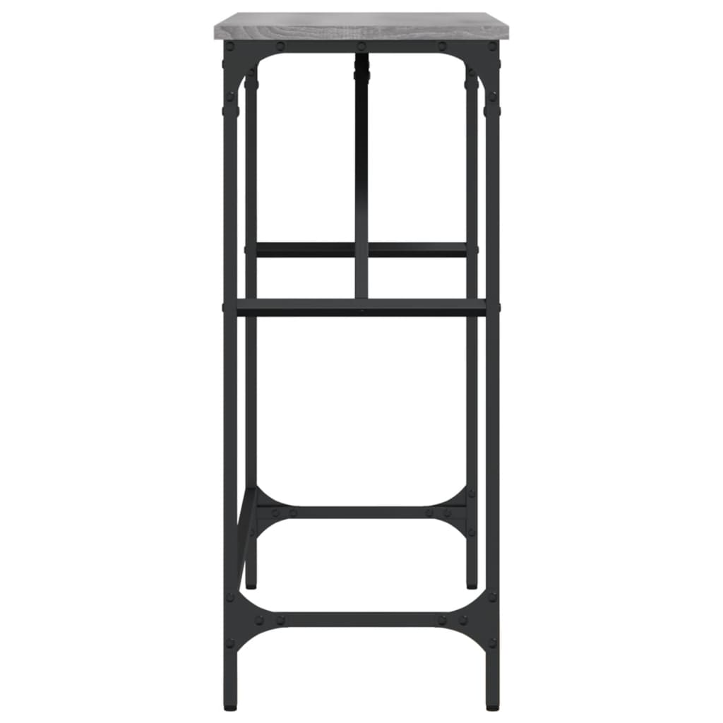 Console Table Grey Sonoma 100x32x75 cm Particleboard