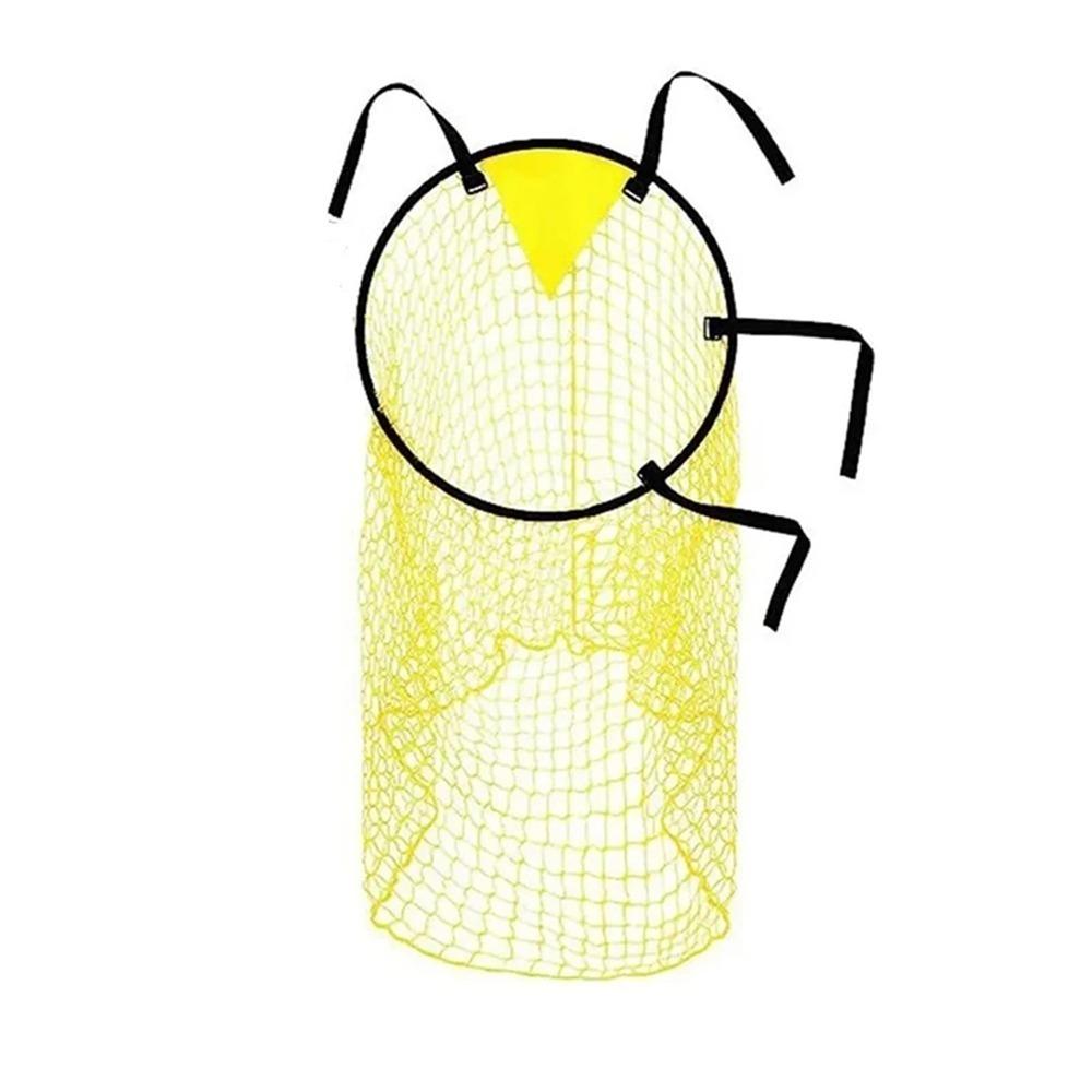 Foldable Football Goal Target Pocket Enhanced Accuracy Football Throwing Target Practice жёлтый