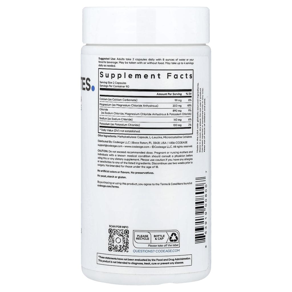 Keto Elektrolyt, Gemüsekapseln 180