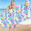 Fish Scales Large Bath Towels No Sand Free Quick Dry Towel Summer Swimming Xxl Beach Towel Surf Poncho Microfiber Bath Towel