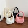 Bag niche design new pleated cloud bag casual versatile single shoulder armpit bag large capacity dumpling bag