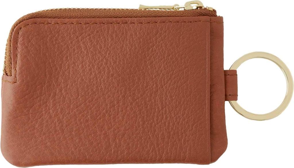 Key Pouch Mini Camel Genuine Leather Key Case Small Item Pouch SLIP-ON OSL-2002-CML