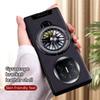 17ProMax Leather Decompression Gyro Stand Case - Drop-Proof Protective iPhone 14/15 Cover