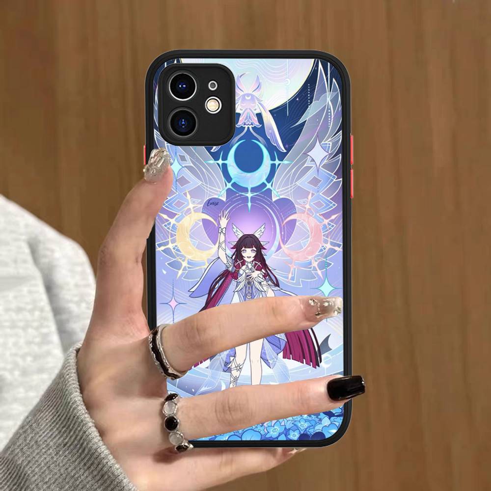 

Genshin Impact Columbina Phone Cases For IPhone 16 15 14 Plus 13 12 11 Pro Max Matte Oft Bumper Phone Cover iphone 15pro max
