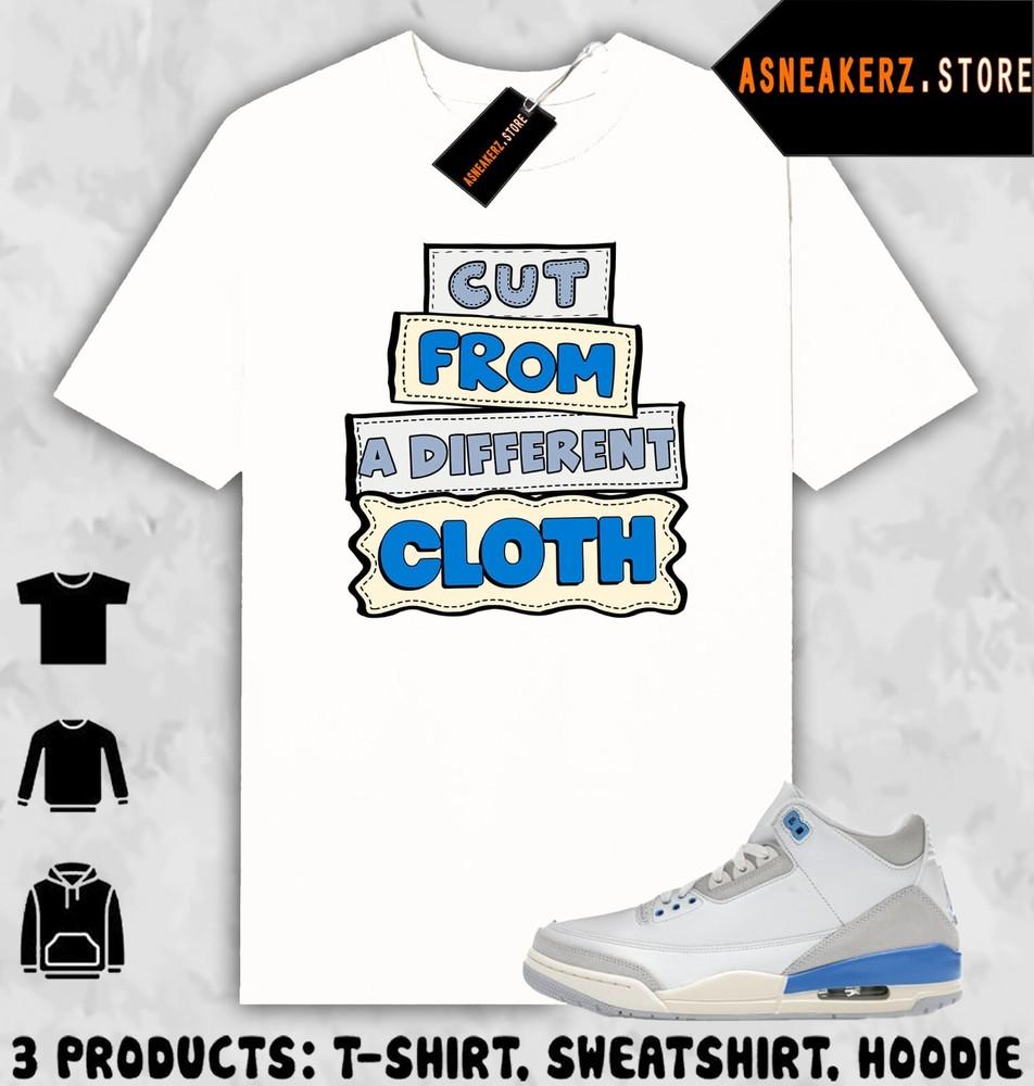 Tee Shirt Matching AJ 3 Lucky Shorts To Match Sneaker Cut From Different Cloth Unisex T-Shirt S