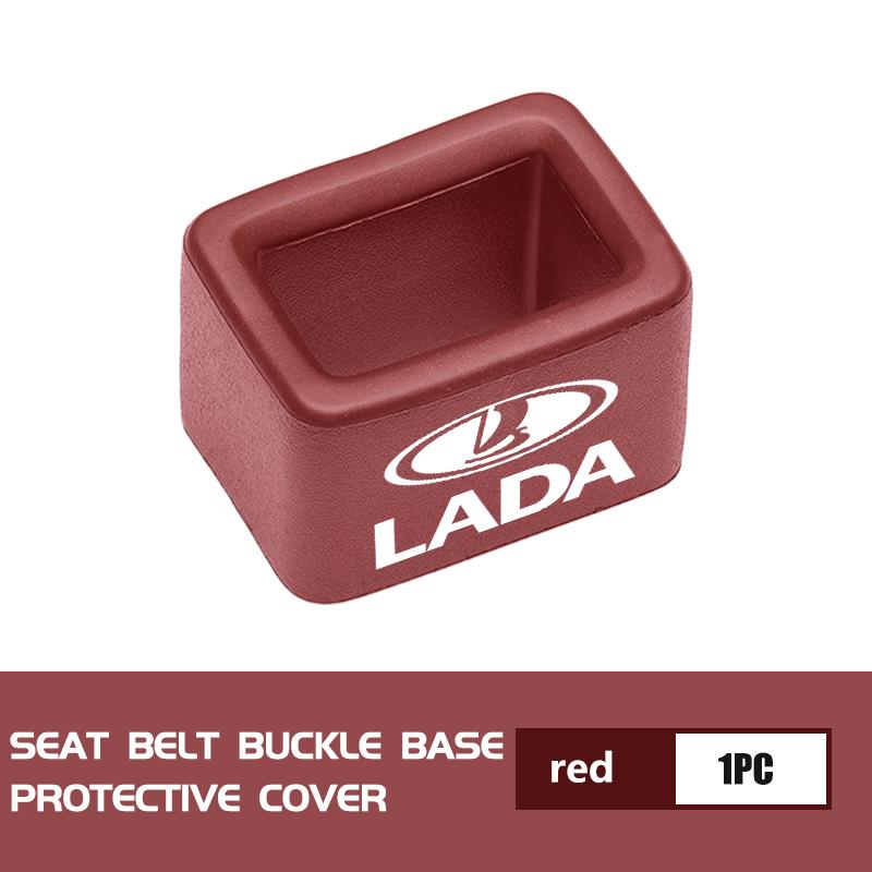 Car Seat Belt Base Cover Trim Seat Safety Buckle Socket Protective For Lada Niva Vesta 4X4 Largus Priora Granta Samara Kalina