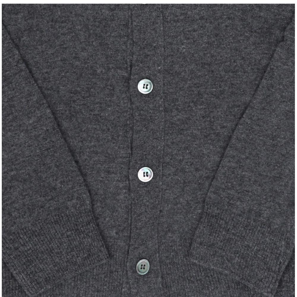 Comme Des Gar Ons Play White Heart V Neck Cardigan Ax N062 051