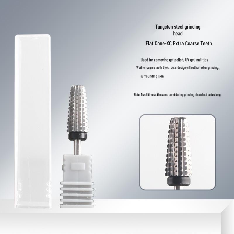 Tungsten Steel Nail Art Manicure Grinding Head for Cuticle and Nail Removal