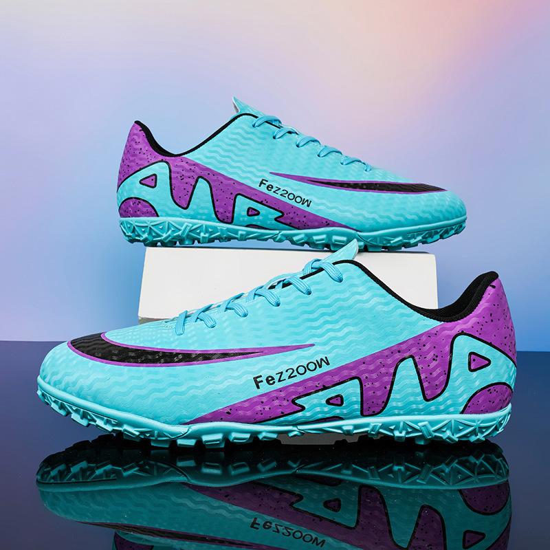 Foreign trade 2025 new low-top football shoes boys and girls students training broken nails TF indoor football shoes couple models