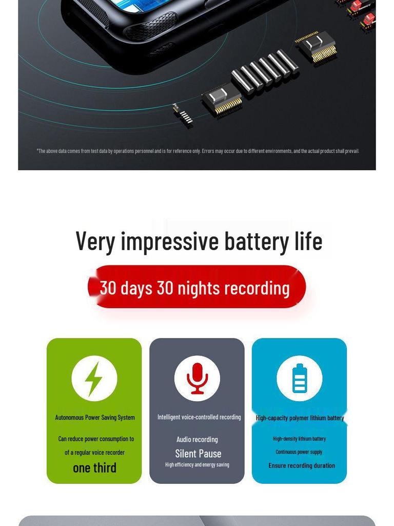 2025 Ultra-Long Standby High-Definition Voice Recorder for Students: Text Converter & Professional Tool