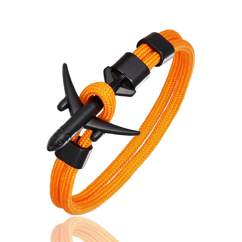 Charm Herren Flugzeug Anker Armband für Frauen Sky Survival Flugzeug Kette Freundschaftsarmbänder Femme Paar Schmuck Homme Geschenk Neu