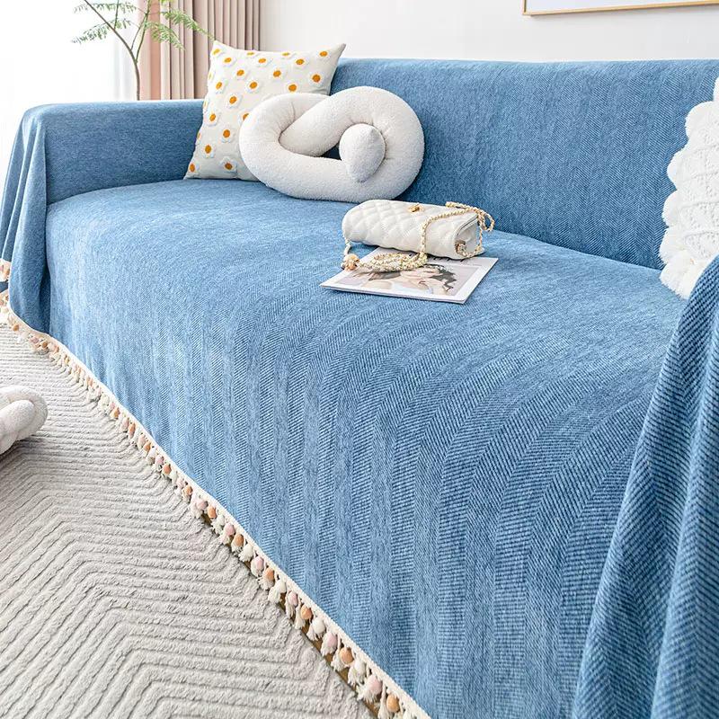 

Modern Minimalist Chenille Herringbone Universal Sofa Cover Custom 180 cm width - Per meter