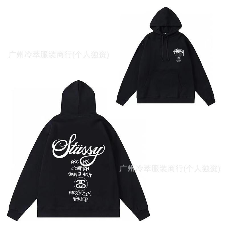 Mens Oversized Hooded Sweatshirt With Letter Print Streetwear Style Cotton Pullover Winter