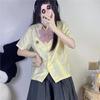Xiao Lan Zhong JK Women's Short Sleeve Summer White Shirt: Japanese Academy Style Uniform Set