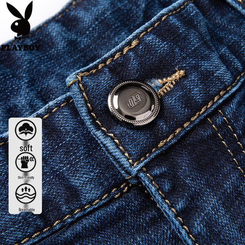 Playboy Men's Loose Straight-Leg Jeans