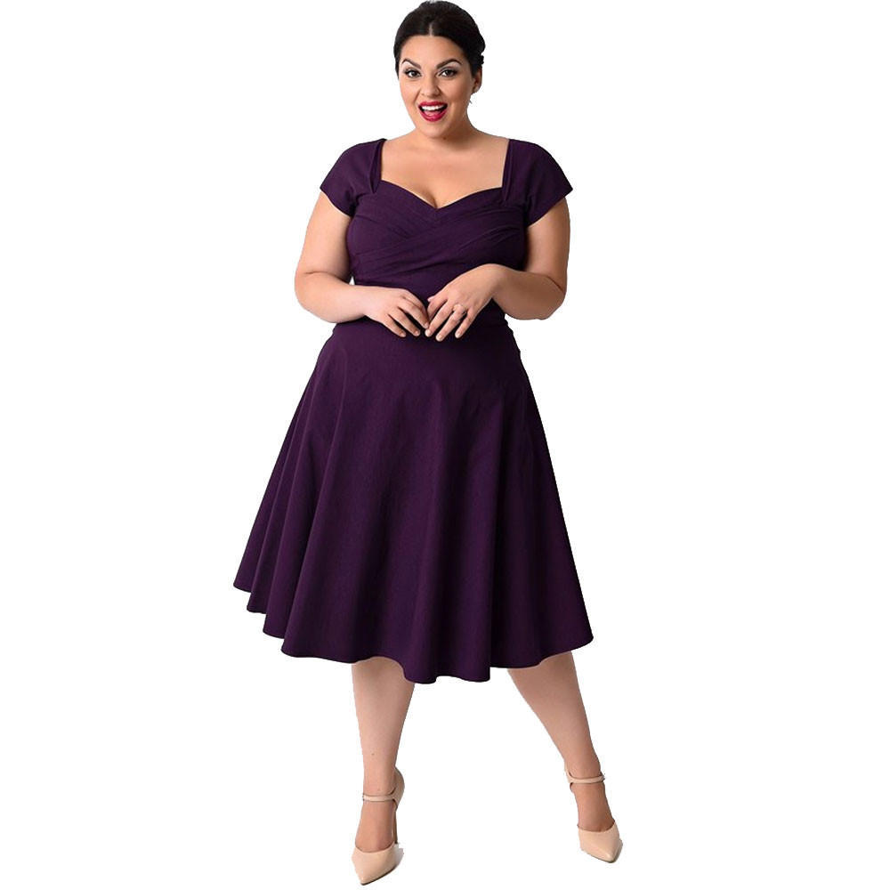 short sleeve plus size cocktail dresses