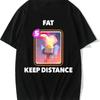Keep Distance Funny Meme T-shirt Men's Casual Cotton T Shirt Men I Love Miners Game Otaku Lover Gift T-shirt