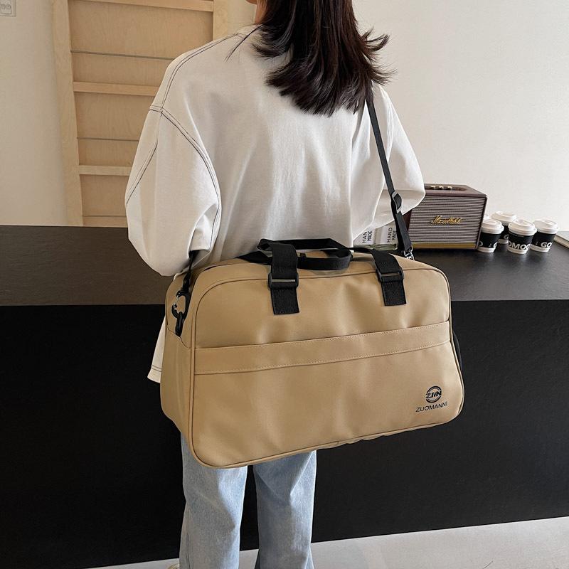 Men's and Women's Sports Training Bags with Dry and Wet Separation, Simple and Casual Fitness Bags with Shoe Compartments, Hand-held Travel Bags