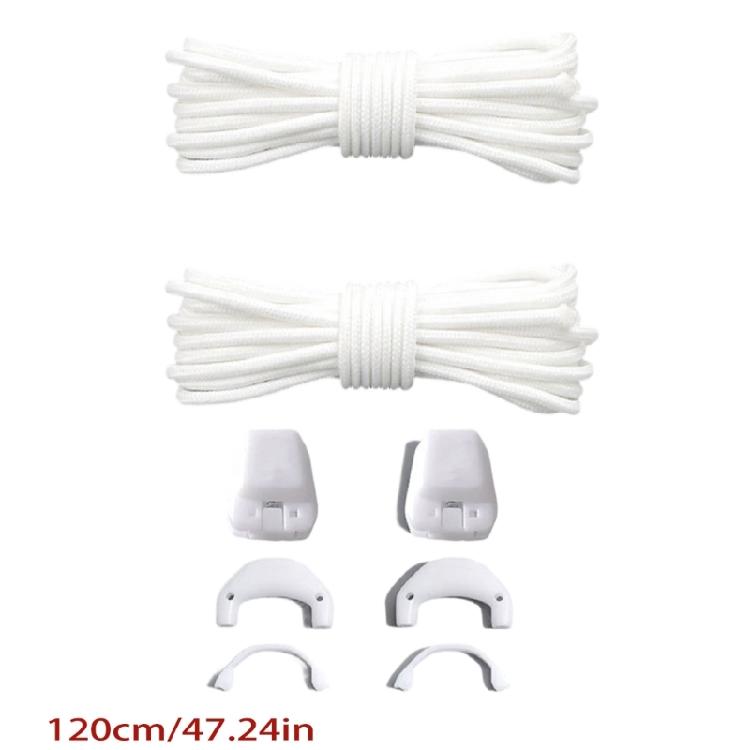 3Pairs Elastic Shoe Laces With Cord Lock Fasteners Anti Slip Stretchy Shoelaces Sneakers Lace For Men Women Teen Kid
