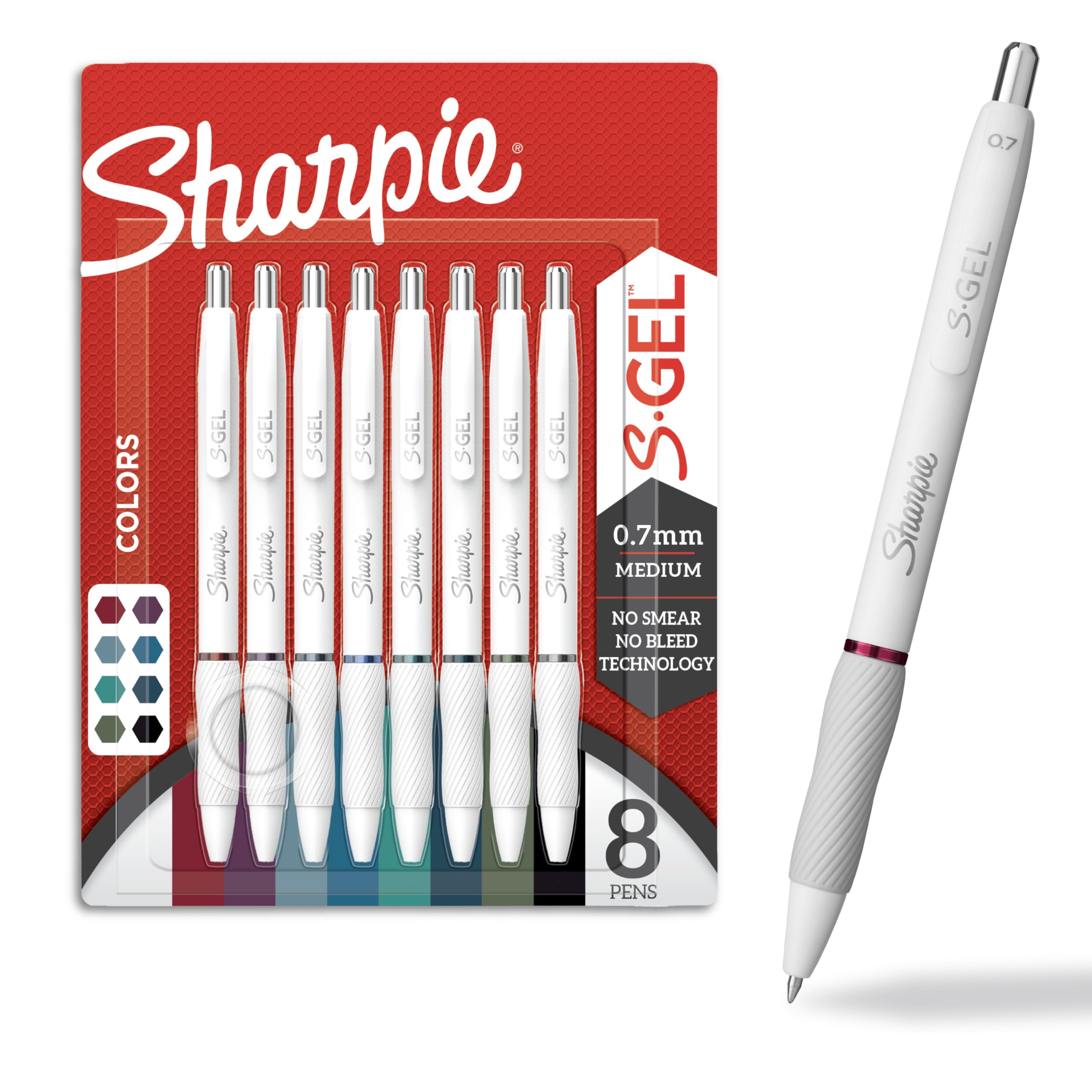 

Sharpie S Gel Vivid 8 Colors Gel Pen 2208551 0.7mm
