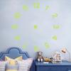 Glow In The Dark Number Sticker Luminous Digits Sticker Kids Bedroom Wall Switch Model Number Diy Decor Label Sticker Decal