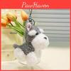 Unique Schnauzer Plush Dog Keychain Adorable And Playful Backpack Gift Accessory