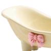   Bathtub Soap Dish Plastic Decortative Soap Dish Holder with Bow Tie for Bathroom Toilet